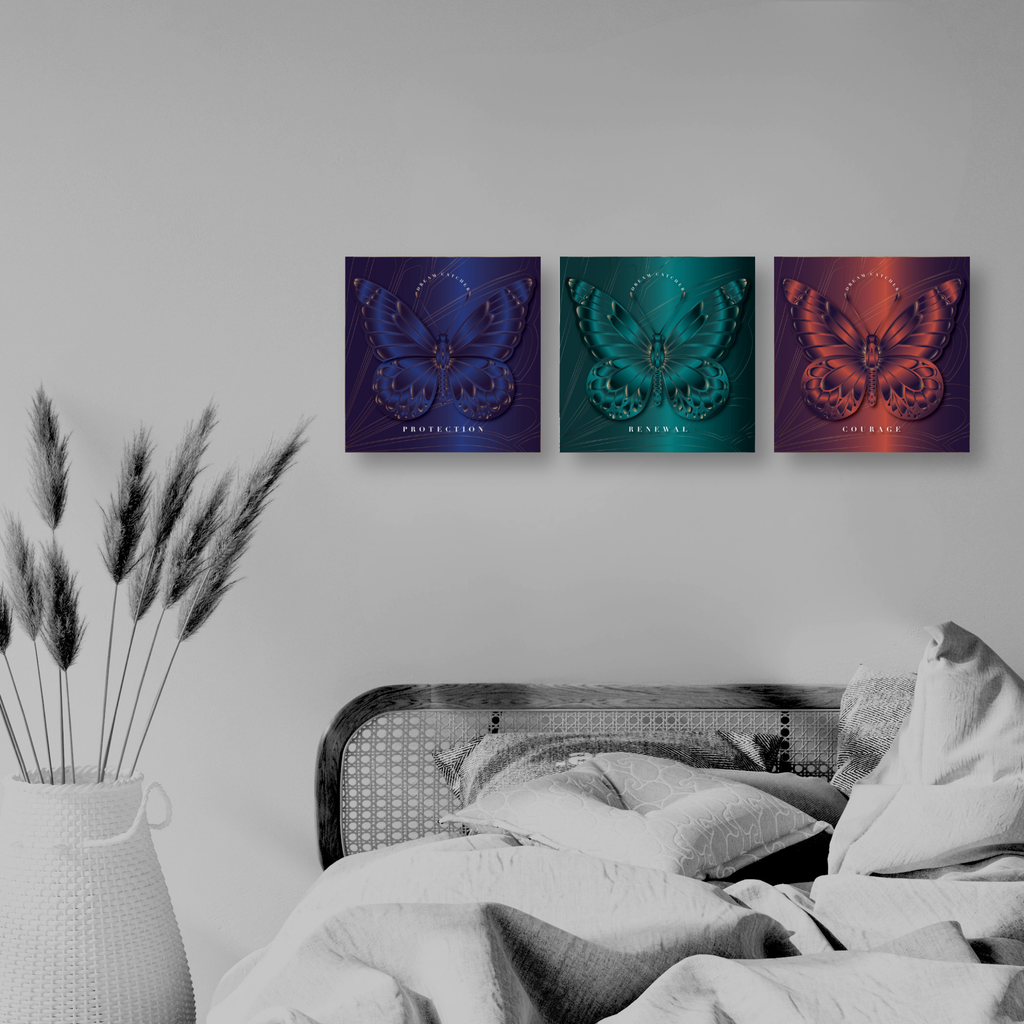 Emerald Dream Catcher "Renewal" Art Print — Peace Before Revival