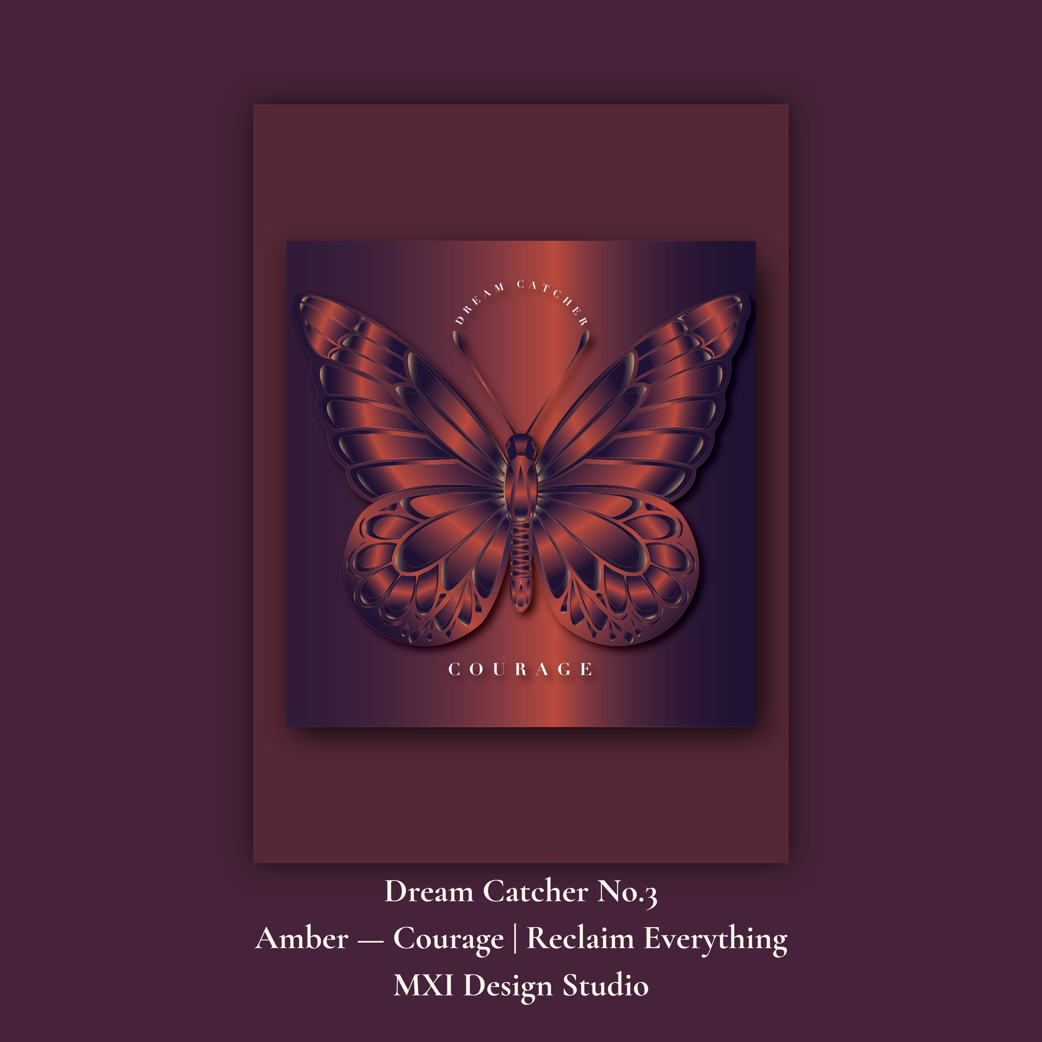 Amber Dream Catcher "Courage" Art Print — Reclaim Everything