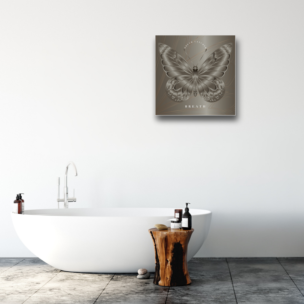 Stone Dream Catcher "Breath" Art Print — Pause in Silence