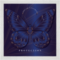 Sapphire Dream Catcher "Protection" Framed Art Print — Safe in the Dark