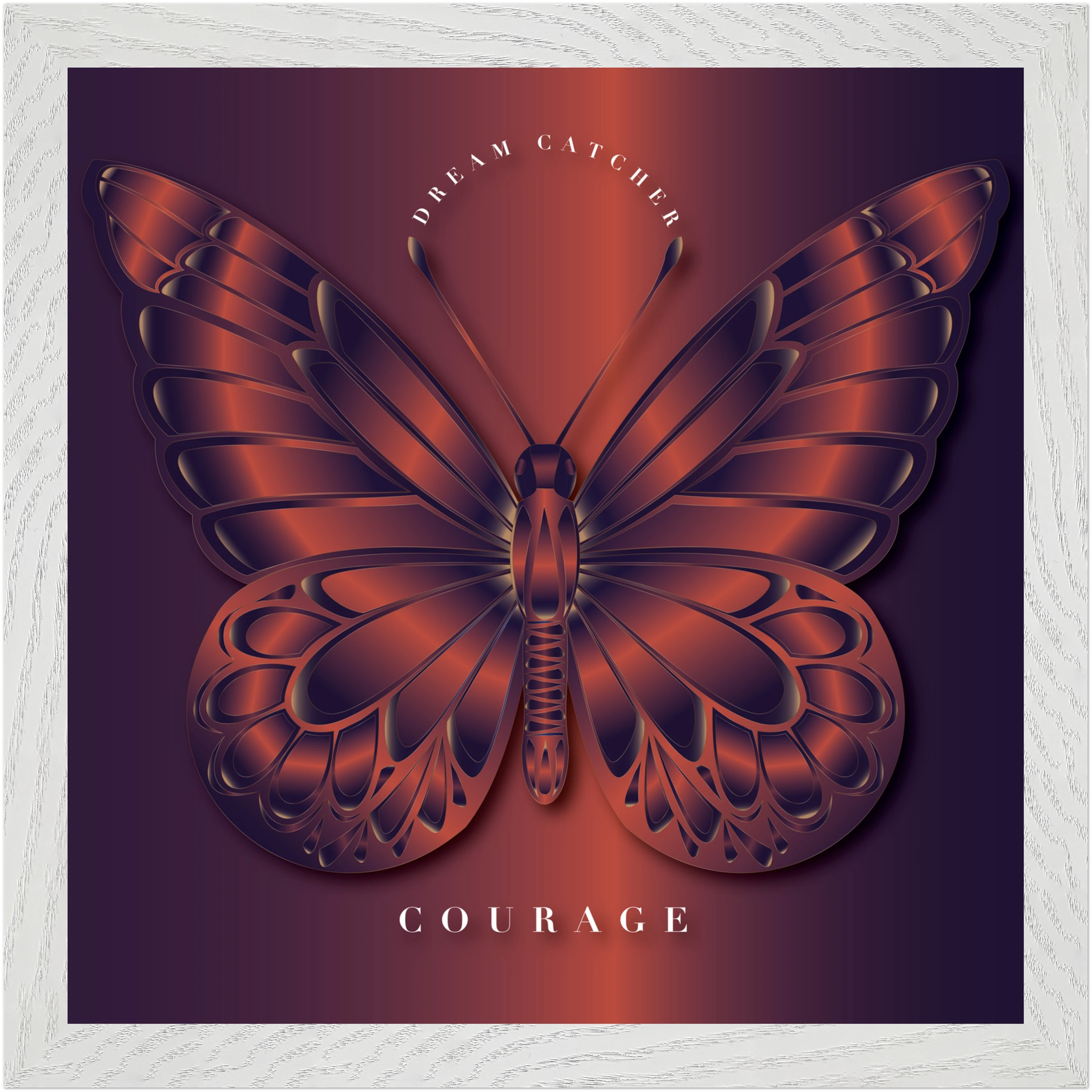 Amber Dream Catcher "Courage" Framed Art Print — Reclaim Everything